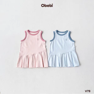 Váy Ba Lỗ Dễ Thương Mùa Hè Obebi Cho Bé Gái Từ 8 - 22kg V73