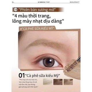 Mascara mày rock chuốt lông mày đầu nhỏ tự nhiên cao cấp chính hãng gồm 2 màu