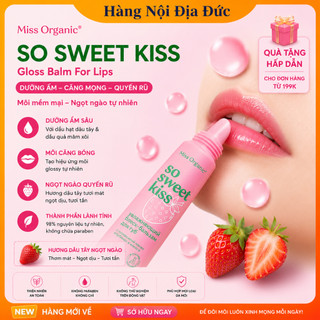 Son Dưỡng Môi Hương Trái Cây Miss Organic Giúp Căng Bóng , Chống Oxy Hóa, Giảm Khô Môi | 1 Tuýp/10ML