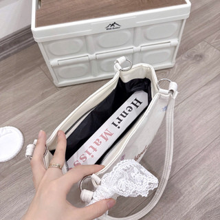 [LM2592] Túi Công Sở Túi Xách Nữ Tote Vải Mới Cdiktod Đính Nơ Ren Và Hoa Nhí Có Khoá Kéo Miệng Chống Rơi Đồ