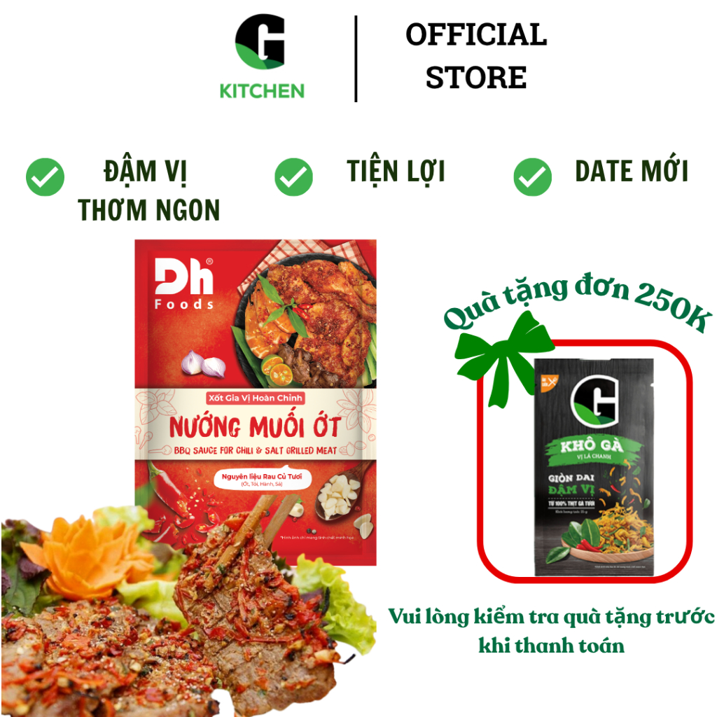 Sốt Nướng Muối Ớt 80g Dhfood