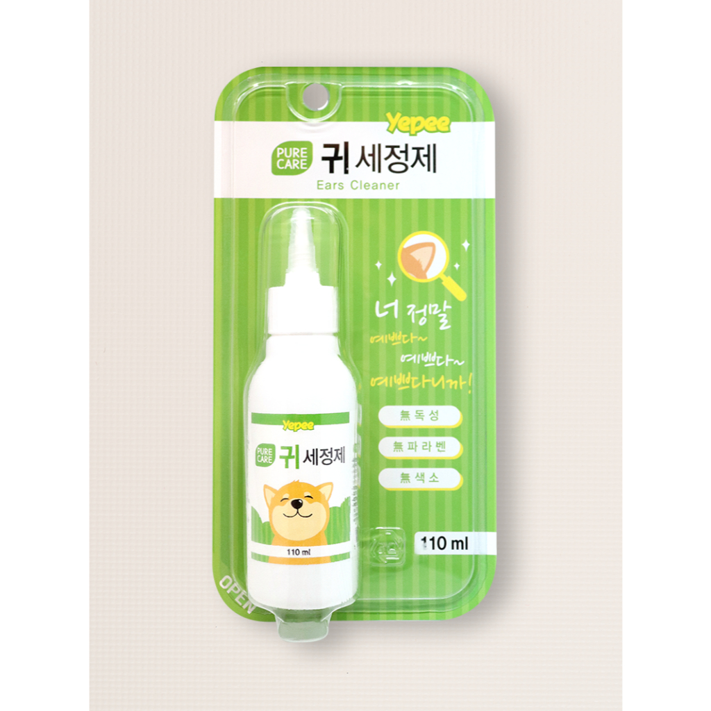 Dung Dịch Vệ Sinh Tai/Mắt YEPEE 110ml Làm Sạch, Ngừa Viêm Tai, Làm Sạch Vết Ố Mắt Cho Chó Mèo-PUPET