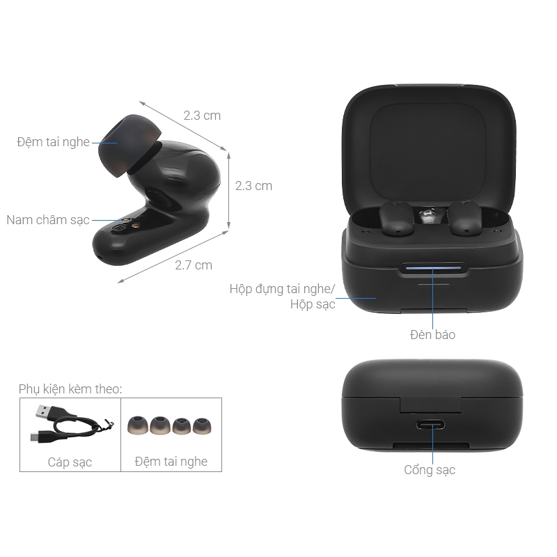 Tai nghe không dây Bluetooth True Wireless soundcore R50i NC A3959 - Bảo hành 18 tháng | BigBuy360 - bigbuy360.vn
