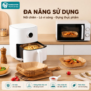 Combo 300 tờ giấy nến vuông lót nồi chiên không dầu, chống dính tiện lợi khi nướng và chế biến