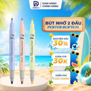 Bút dạ 2 đầu Pentel SLW11P đa dạng màu sắc bút nhớ tiện lợi