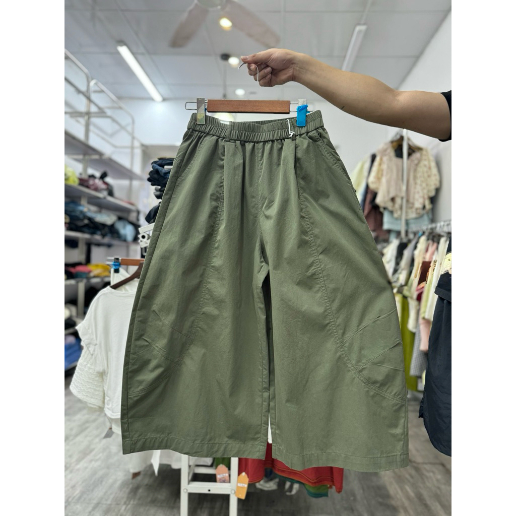 Quần lỡ dáng xuông dài 80cm 2026