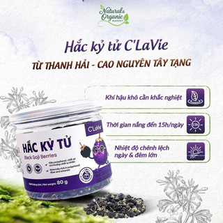 Kỷ Tử/ Hắc Kỷ Tử Hoang Dã C'LaVie Tăng Cường Hệ Miễn Dịch, Chống Oxy Hóa - Natural Market