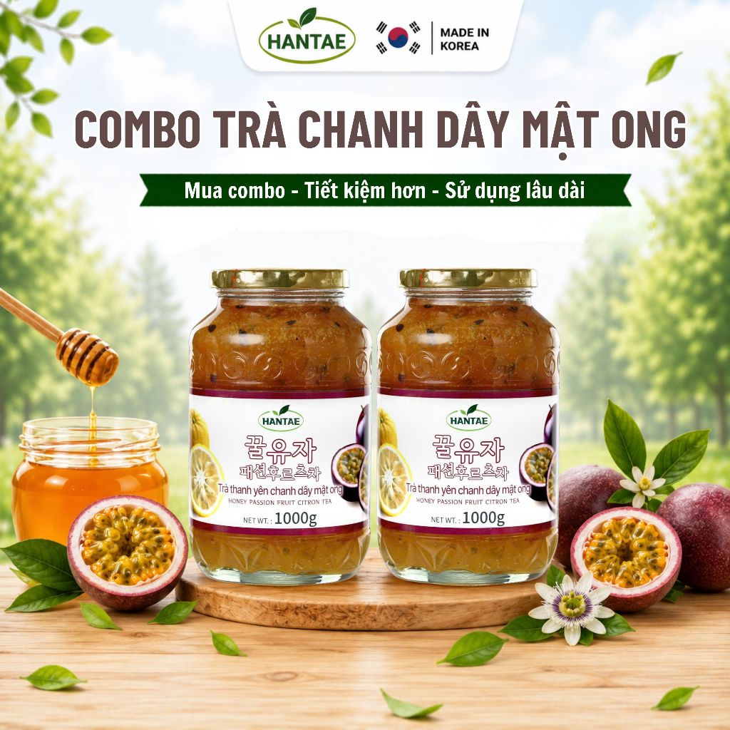 Trà Chanh Dây Mật Ong ( Thanh yên mix chanh dây)