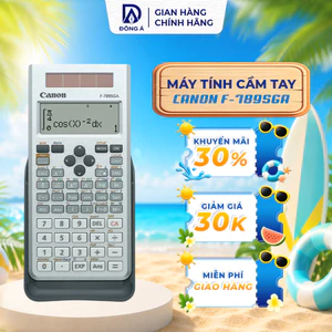 Máy tính học sinh Canon F-789SGA với 605 chức năng được mang vào phòng thi