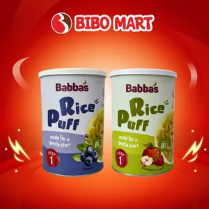 Bánh Gạo Ăn Dặm Babba's Baby Step 1 Thơm Ngon Nhiều Vị Cho Bé Trên 6 tháng - Bibo Mart