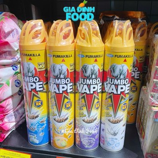 Xịt Côn Trùng Jumbo Diệt 7 Loại Côn Trùng Dung Tích 600ml