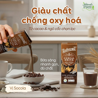 Nguyên thùng sữa hạt ngũ cốc hữu cơ 36 Hộp 4Care Balance 180ml