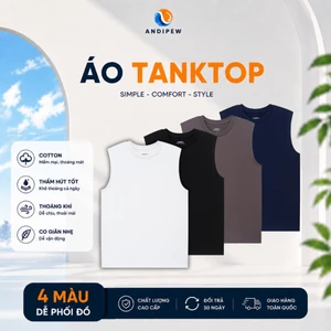 Áo Tanktop Đa Năng AndiPew siêu cotton co giãn tốt, thoáng khí