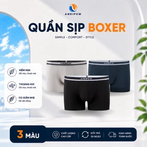 Quần sịp Boxer AndiPew Cotton & Modal mềm mại, thấm hút tốt (Premium)