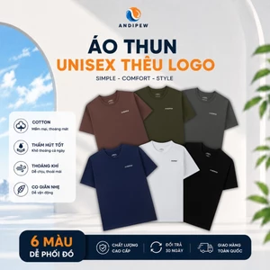 Áo thun Unisex AndiPew Siêu Cotton Co Dãn Thoáng Mát Thấm Hút Mồ Hôi