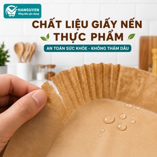 Combo 300 tờ giấy nến vuông lót nồi chiên không dầu, chống dính tiện lợi khi nướng và chế biến