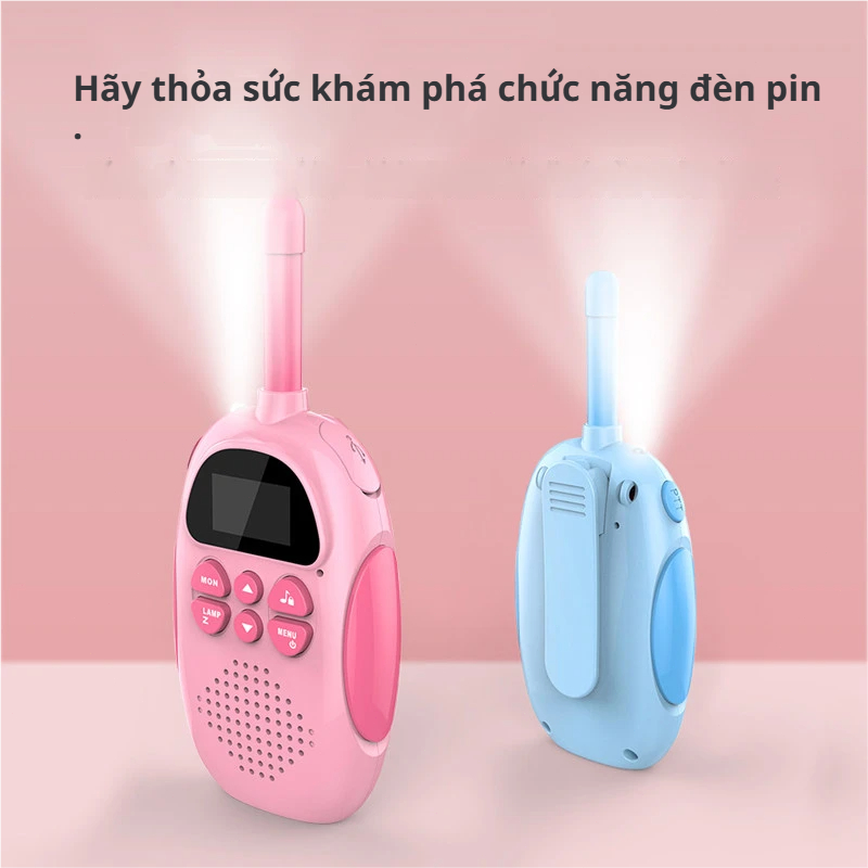 ✨Máy bộ đàm cầm tay bán chạy dành cho trẻ em, liên lạc rõ ràng giữa cha mẹ và con cái, phạm vi liên lạc không dây lên đế