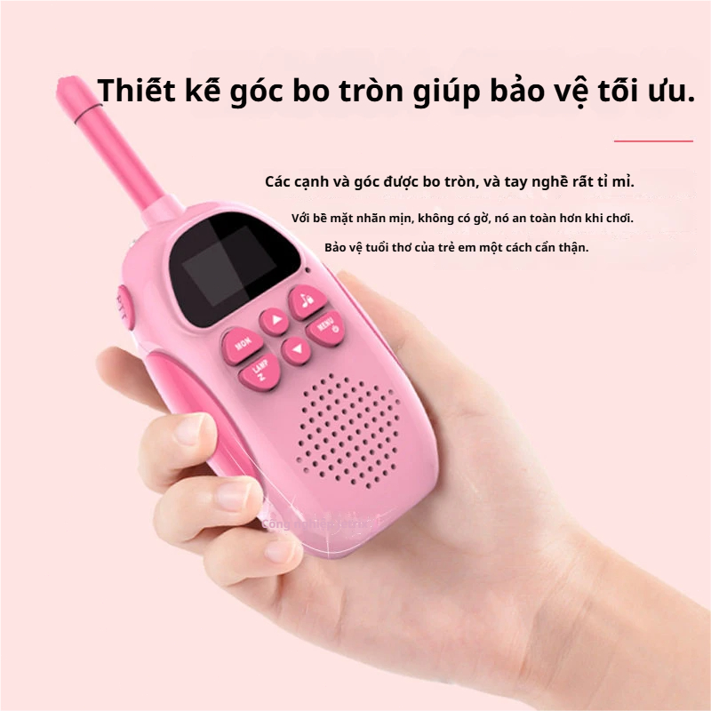 ✨Máy bộ đàm cầm tay bán chạy dành cho trẻ em, liên lạc rõ ràng giữa cha mẹ và con cái, phạm vi liên lạc không dây lên đế