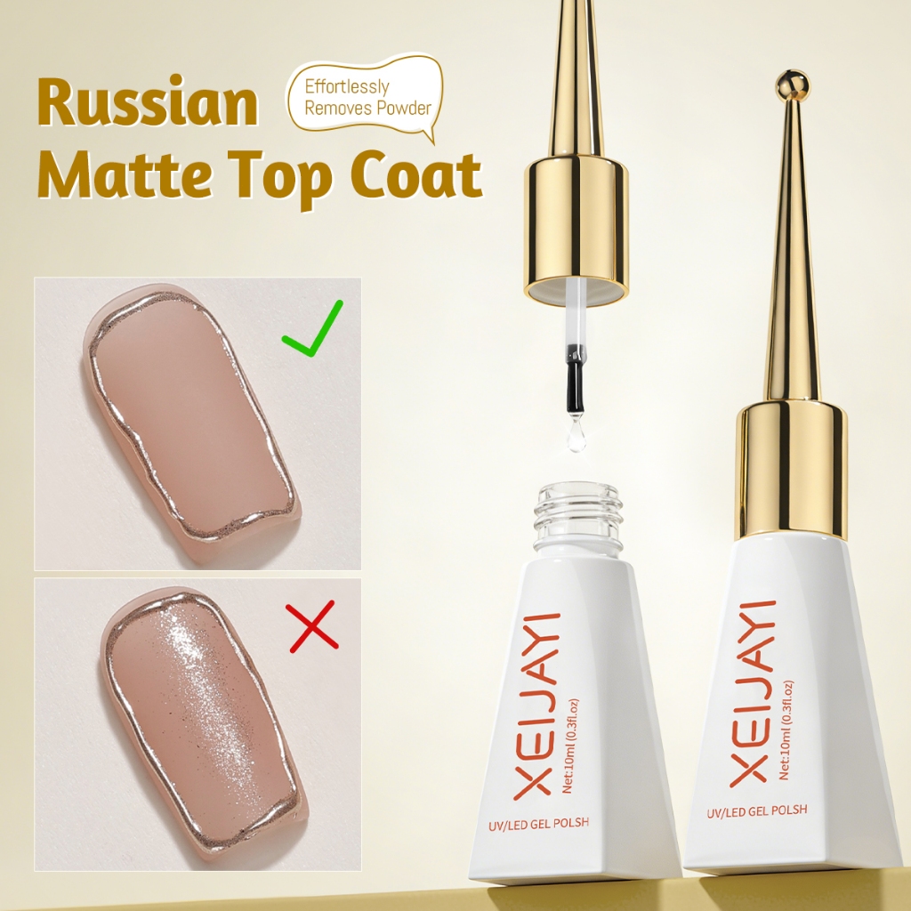 XEIJAYI 10ml  Nghệ thuật làm móng mới Top lì không lem Lâu trôi và thích hợp cho việc làm   móngtay gel DIY