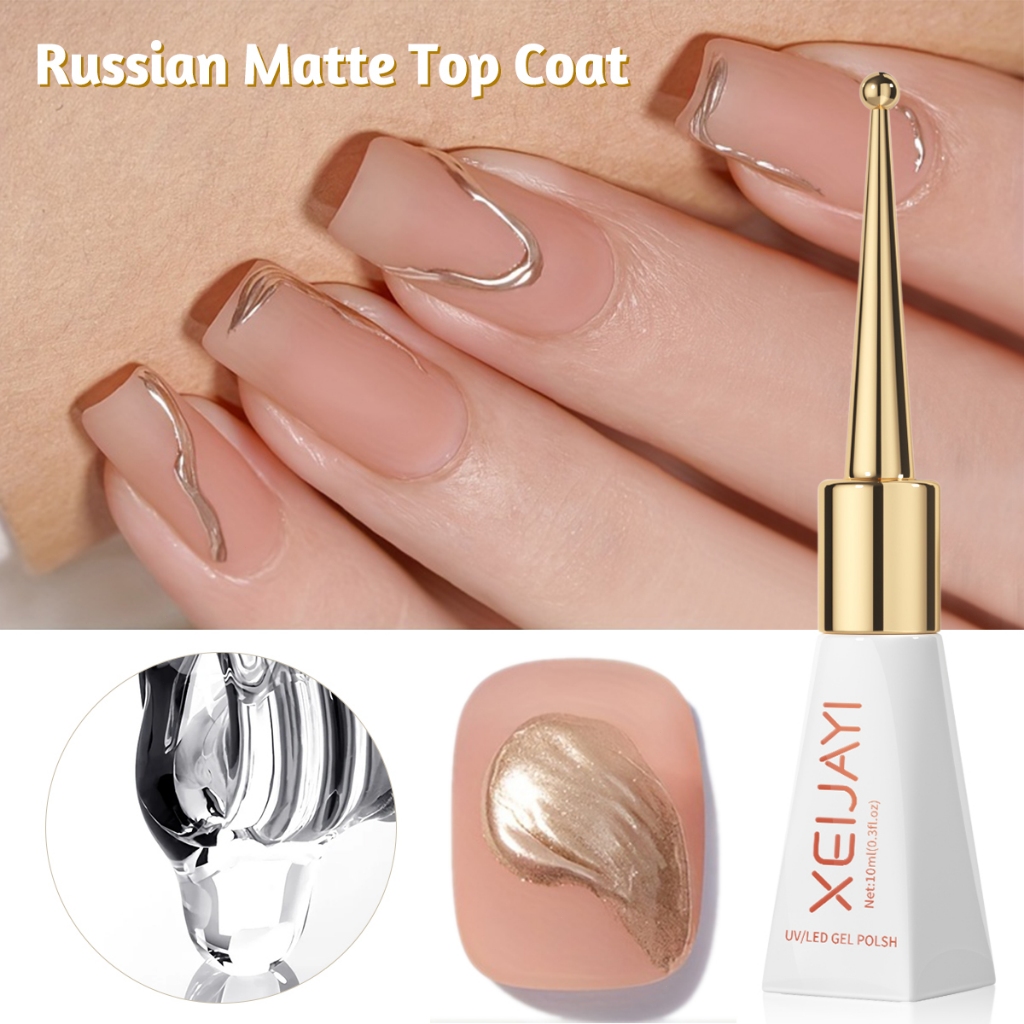 XEIJAYI 10ml  Nghệ thuật làm móng mới Top lì không lem Lâu trôi và thích hợp cho việc làm   móngtay gel DIY
