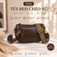 TN02 - Túi Đeo Chéo Nữ Da PU Vintage Form Bán Nguyệt, Dây Đeo Bản To Phong Cách Hàn Quốc, Túi Đeo Vai Thời Trang