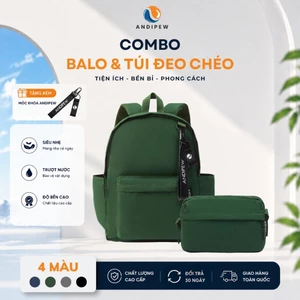 COMBO BALO VÀ TÚI CHÉO TRƯỢT NƯỚC THOÁNG KHÍ [Tặng 01 Bộ Móc Khóa]