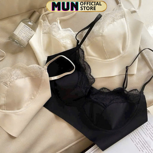 Áo bra su đúc viền ren ,không đệm nâng ngực gợi cảm 2838