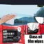 10 cái/gói Khăn lau màng dầu ô tô, Kính ô tô xóa hình mờ, Nước lau màng dầu, Nước lau cửa sổ ô tô, Khăn