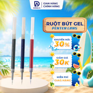 Ruột bút gel Pentel LRN5 ngòi 0.5mm mực khô nhanh viết mượt dễ thay thế