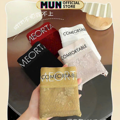Sét 5 quần lót ren lưới cạp to mẫu mới 874