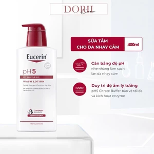 Sữa Tắm Dành Cho Da Nhạy Cảm Washlotion Eucerin pH5 400ml