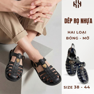 [SALE 7.7 GIẢM 30K] Dép Rọ Nhựa Nguyên Khối Mềm Dẻo Thoáng Khí Chống Trơn Trượt Ôm Chân Chắc Chắn Unisex