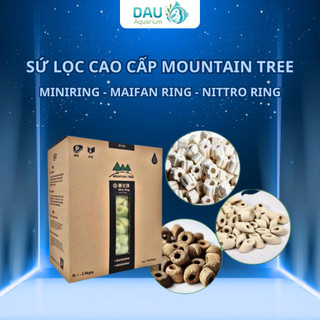 Sứ Lọc Cao Cấp Mountain - Mini Ring, Nitro Ring, Maifan Ring - Khử Độc Tố, Ổn Định PH ( Túi 1L )