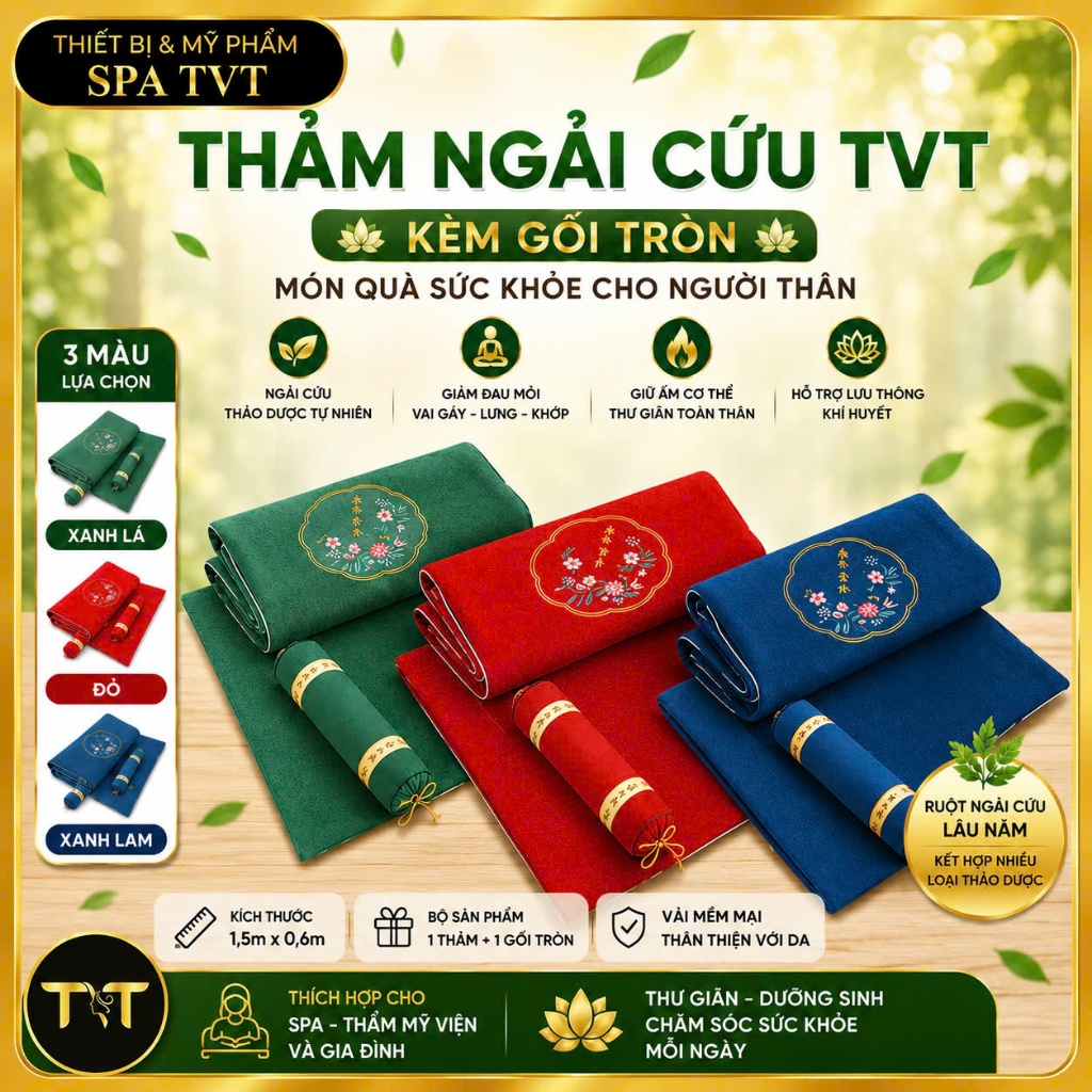 CHÍNH HÃNG THẢM NGẢI CỨU HOA, CÁ CHÉP KÈM GỐI , THẢM NGẢI CỨU TVT THƯ GIÃN , LÀM ẤM