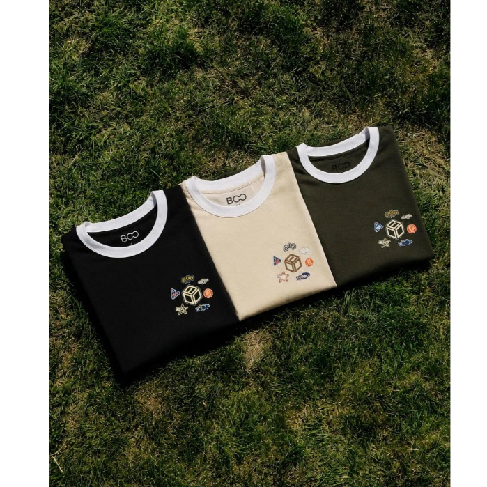 Áo Thun BOO Ringer Tee Unisex Logo Mix Chất Liệu Cao Cấp, Trẻ Trung Form Regular Vừa Vặn