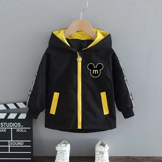 Áo Khoác Chống Nắng Trẻ Em Mickey Superman 4 Mùa  Áo Khoác Gió Bé Trai Bé Gái Cản Gió Có Mũ 6-40Kg