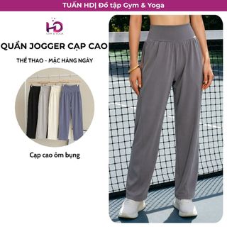 Quần jogger nữ, model: 99104.1.2519 TUẤN HD - Quần Ống Suông Cạp Cao Siết Eo Hack Chân Tôn Dáng
