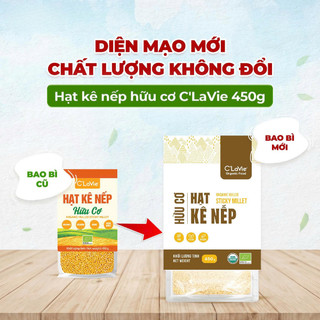 Hạt kê nếp hữu cơ C'LaVie 110g/200g/450g