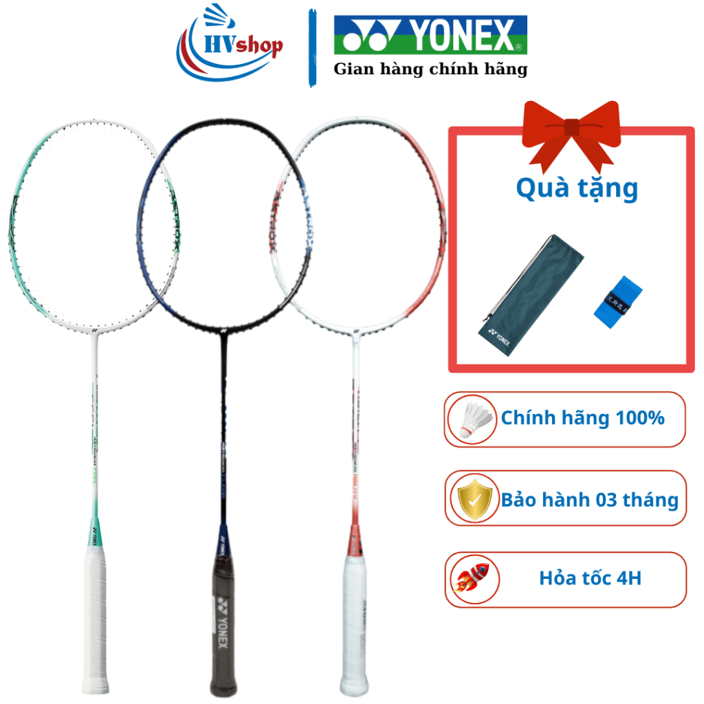 Vợt cầu lông Yonex Astrox 01 Feel, Clear, Ability chính hãng, KHUNG KHÔNG CƯỚC và quà tặng - HVShop