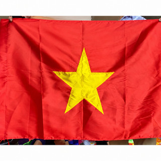 Cờ tổ quốc 0,70x1,05m vải phi bóng siêu bền đẹp