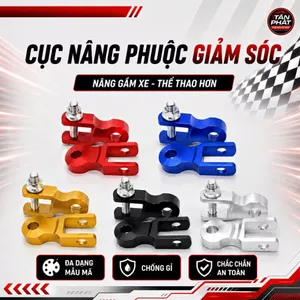 Cục Nâng Phuộc Giảm Sóc 5cm-7cm Cho Xe Máy Xe Điện, Nhôm CNC, Đa Dạng Mẫu Mã, Có Bán Lẻ