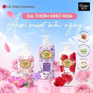 Sữa Tắm Dưỡng Ẩm Double Rich Hương Hoa Dưỡng Ẩm, Làn Da Mịn Màng 800g