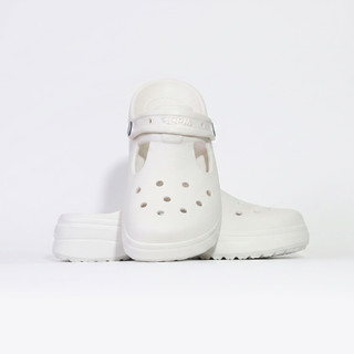 [Tặng Charm + Móc Khóa Chính Hãng] Dép Sục Màu Kem WABIS Platform Happiness V1 Đế Cao 3cm Chống Trơn Chống Trượt[WPH-V1]