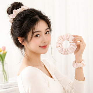 Scrunchies Hello Kitty Cột Tóc Vải Hàn Quốc Dây Buộc Tóc Nữ Bản To Dễ Thương Phụ Kiện Tóc Xinh