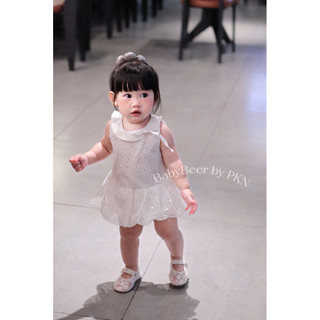 (chính phẩm loại 1) VÁY BLING CHO BÉ/ váy trắng cho bé _ BabyBeer