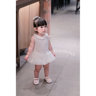 (chính phẩm loại 1) VÁY BLING CHO BÉ/ váy trắng cho bé _ BabyBeer