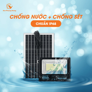 Đèn Pha Năng Lượng Mặt Trời 800W Rời Thể Chip LED 5730 Siêu Sáng Chống Nước IP68 Bảo Hành 5 Năm