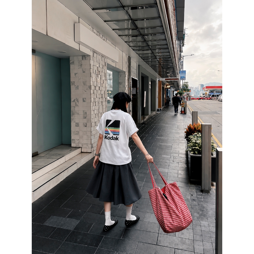 Áo Thun Ko.dak Tshirt Logo Recipe Oversized GREYB Unisex | BigBuy360 - bigbuy360.vn