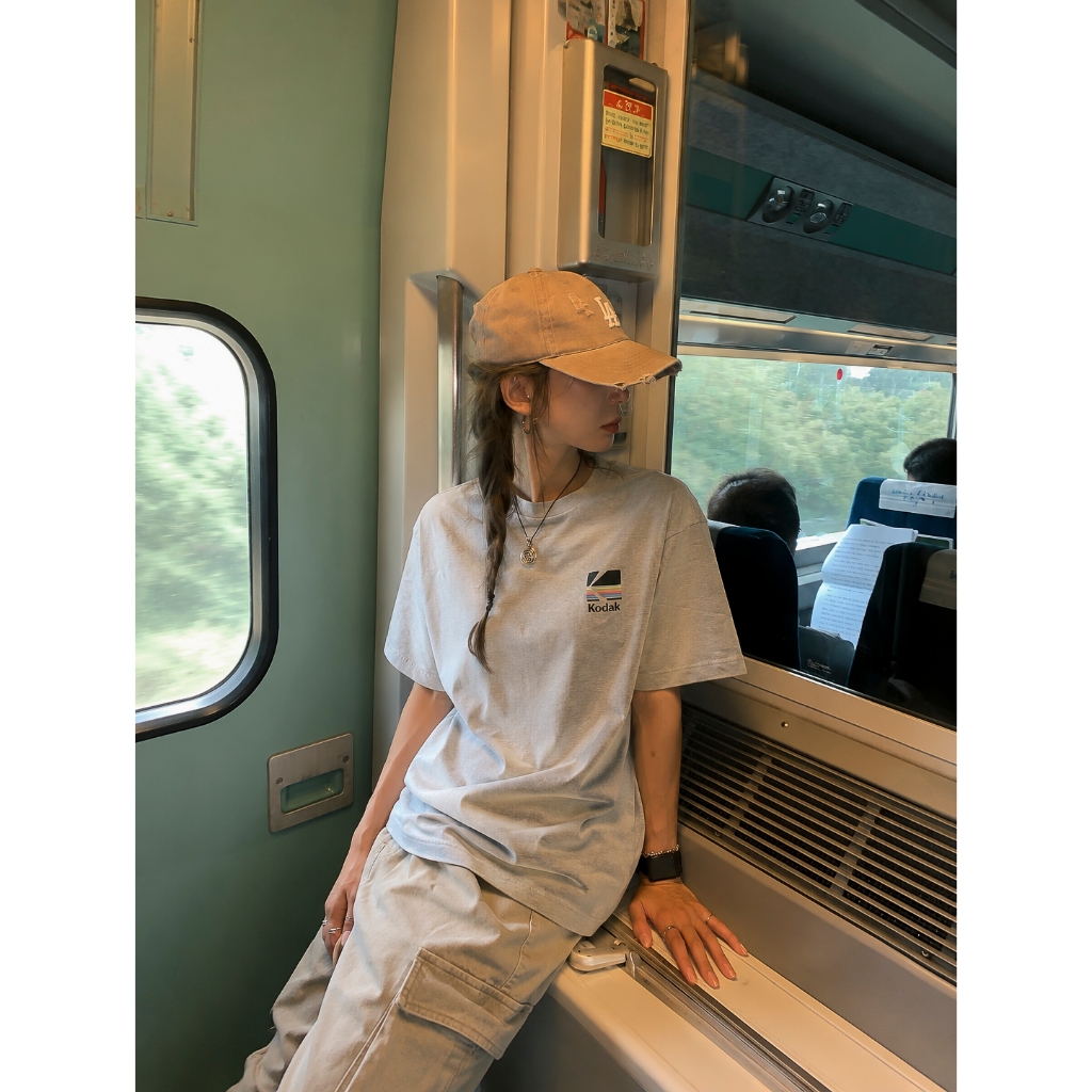 Áo Thun Ko.dak Tshirt Logo Recipe Oversized GREYB Unisex | BigBuy360 - bigbuy360.vn