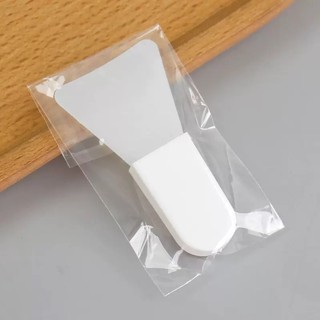 Cọ đắp mặt nạ mini cán ngắn chất silicone giả mới, tán kem mặt nạ đất sét tiện dụng cho da mặt